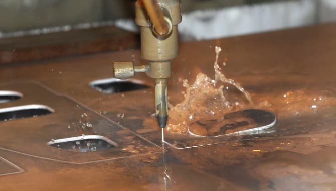 water jet cutting