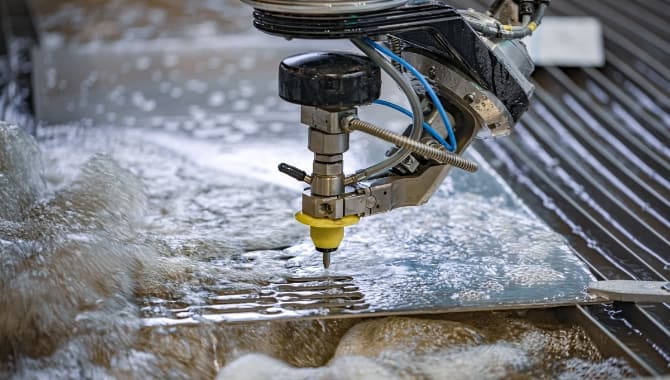 water jet cutting