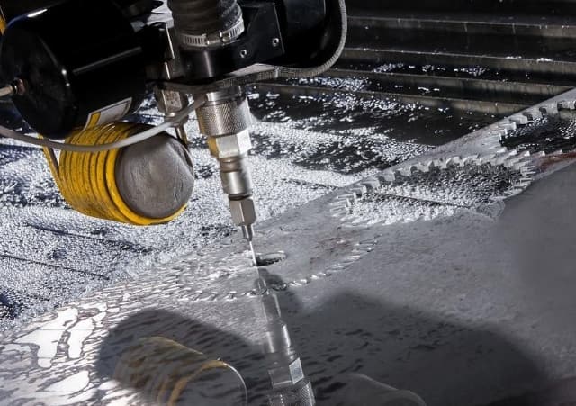 water jet cutting