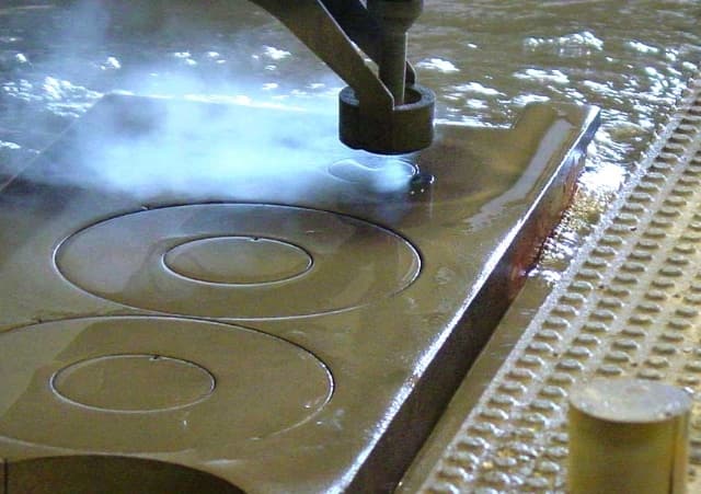 water jet cutting