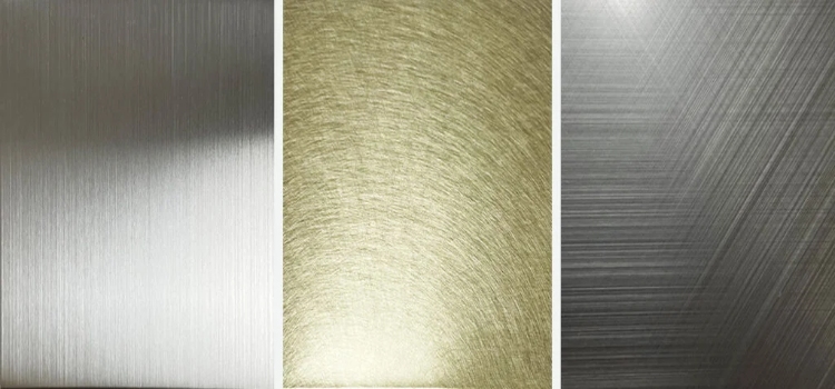 brushed stainless steel